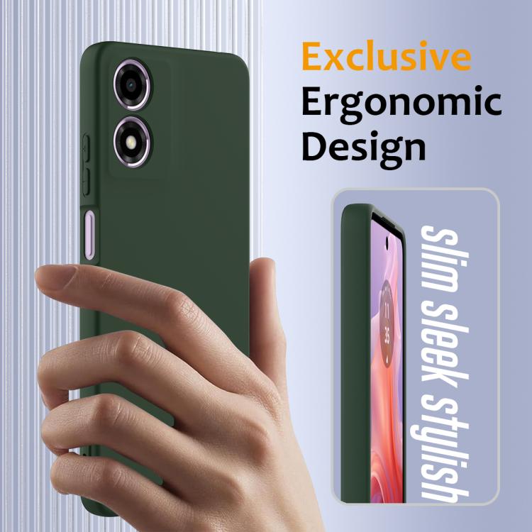 For Motorola Moto G04 / G04s / E14 4G Shockproof Silicone Magsafe Phone Case(Dark Green) - free shipping - PMC TechLife - Order now!