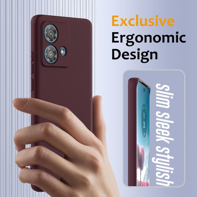 For Motorola Moto G84 Shockproof Silicone Magsafe Phone Case(Plum Color) - free shipping - PMC TechLife - Order now!