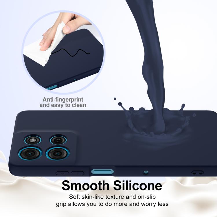 For Motorola Moto G56 5G Shockproof Silicone Magsafe Phone Case(Navy Blue) - free shipping - PMC TechLife - Order now!