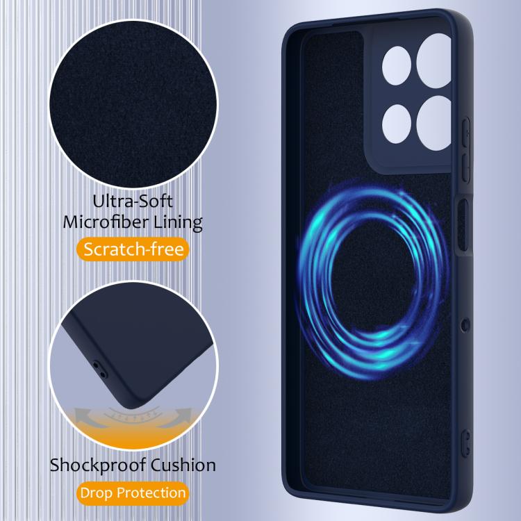 For Motorola Moto G56 5G Shockproof Silicone Magsafe Phone Case(Navy Blue) - free shipping - PMC TechLife - Order now!