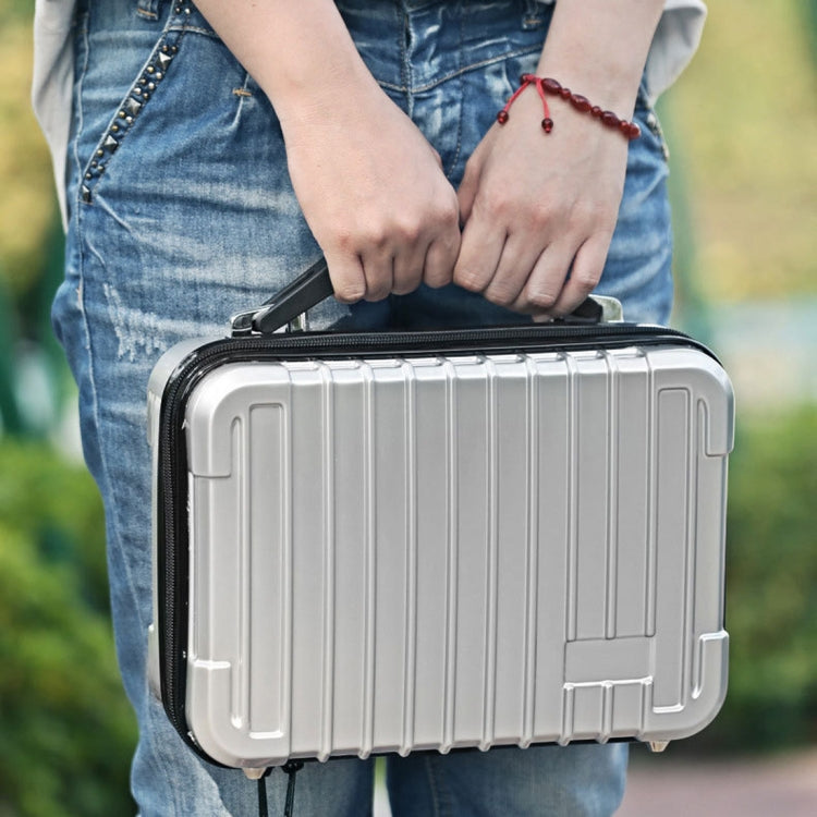 For DJI Mavic Air 2 Shockproof Portable ABS Suitcase Storage Bag Protective Box(Black) - Backpacks & Bags by PMC Jewellery | Online Shopping South Africa | PMC Jewellery | Buy Now Pay Later Mobicred