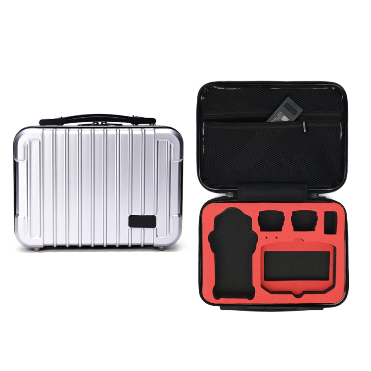 For DJI Mavic Air 2 Shockproof Portable ABS Suitcase Storage Bag Protective Box(Silver) - Backpacks & Bags by PMC Jewellery | Online Shopping South Africa | PMC Jewellery | Buy Now Pay Later Mobicred