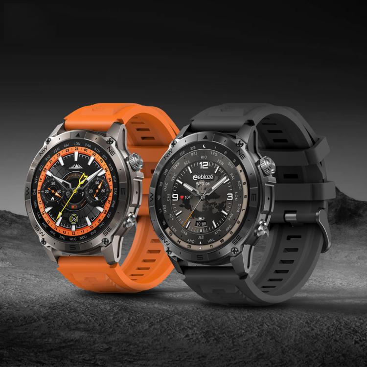 Zeblaze Stratos 2 Plus 1.43 inch Screen 3 ATM Health and Fitness GPS Smart Watch(Graphite Black) - free shipping - PMC TechLife - Order now!
