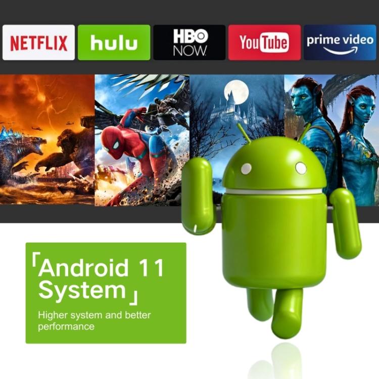 A10 Plus 1280 x 720P 200ANSI Amlogic H713 CPU Android 11.0 Smart Projector, UK Plug(Metal Grey) - LED Projector by PMC TechLife | Online Shopping South Africa | PMC TechLife | Buy Now Pay Later Mobicred