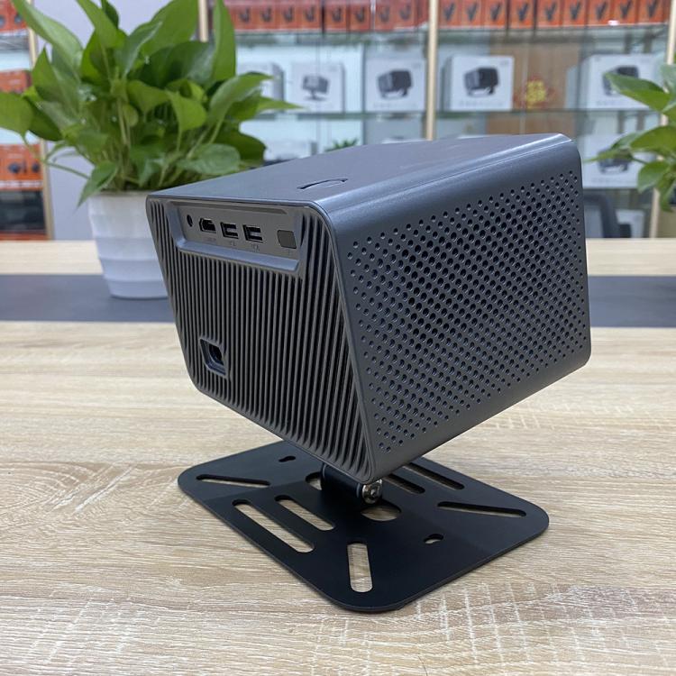 M10 Plus 1280 x 720P 200ANSI Amlogic H713 CPU Android 11 Smart Projector with Bracket, US Plug(Metal Grey) - LED Projector by PMC TechLife | Online Shopping South Africa | PMC TechLife | Buy Now Pay Later Mobicred