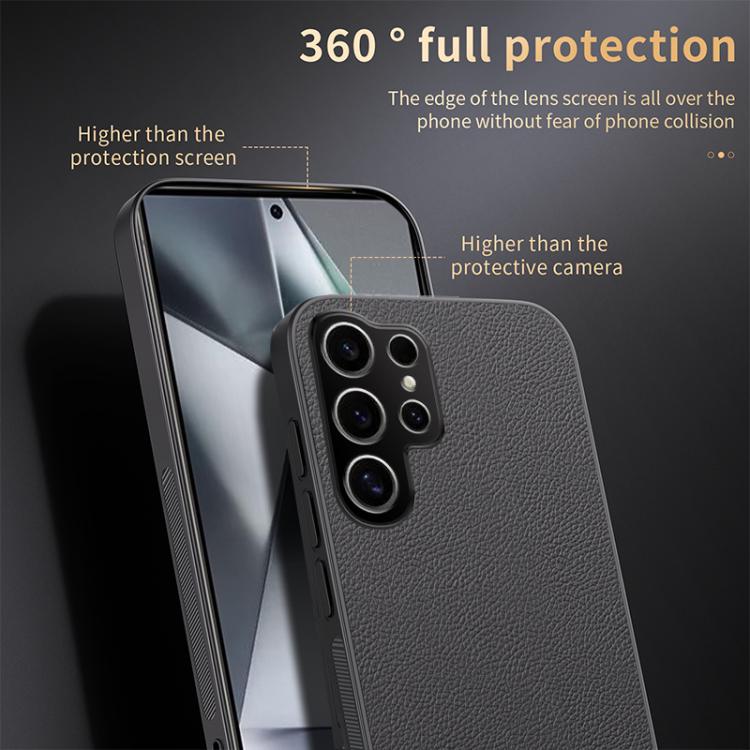 For Samsung Galaxy S25 Ultra 5G HUIYI Leather Magnetic Phone Case(White) - Galaxy S25 Ultra 5G Cases by PMC Jewellery | Online Shopping South Africa | PMC Jewellery | Buy Now Pay Later Mobicred