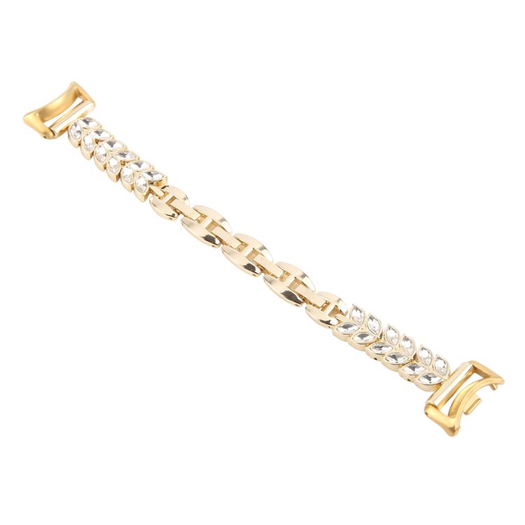 For Xiaomi Smart Band 9 / 8 Wheat Ear Diamond Bracelet Metal Watch Band(Gold) - free shipping - PMC TechLife - Order now!