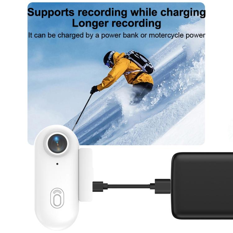 H88 1080P Thumb Sports Camera Mini WiFi Camera, Specification:Simple Version(White) - Video Cameras by PMC TechLife | Online Shopping South Africa | PMC TechLife | Buy Now Pay Later Mobicred