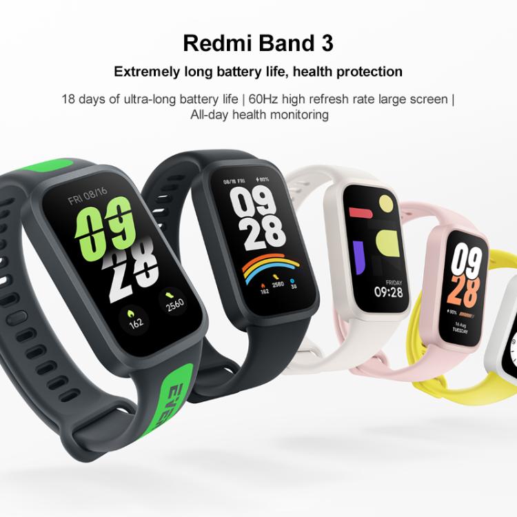 Xiaomi Redmi Band 3 Smart Band, 1.47 inch, Heart Rate / Blood Oxygen Health Monitoring(Beige) - free shipping - PMC TechLife - Order now!