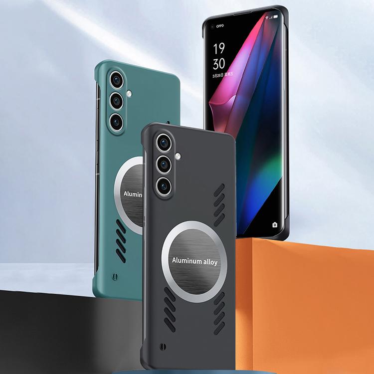 For Samsung Galaxy S24 5G All-inclusive Lens Frameless Graphene Cooling Phone Case(Black) - Galaxy S24 5G Cases by PMc TechLife | Online Shopping South Africa | PMc TechLife | Buy Now Pay Later Mobicred