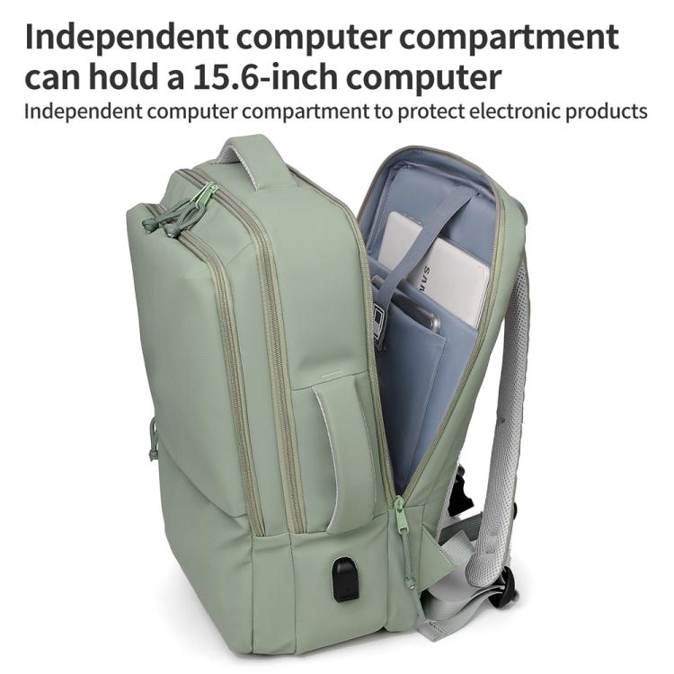 P960 Large Capacity Water Resistant Fashionable Backpack(Green) - Backpack by PMC TechLife | Online Shopping South Africa | PMC TechLife | Buy Now Pay Later Mobicred