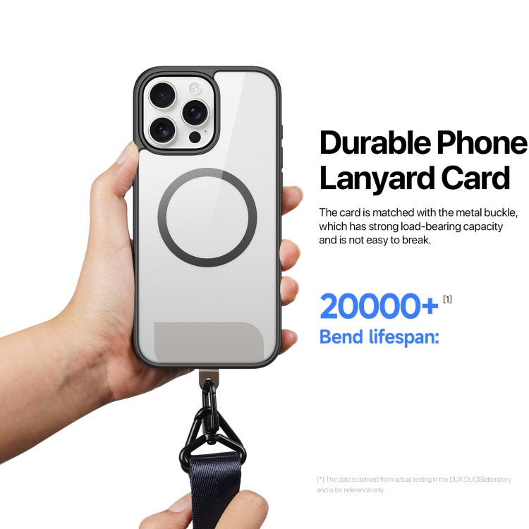 DUX DUCIS Outdoor Series Nylon Adjustable Crossbody Phone Lanyard(Blue) - Lanyards & Wrist Straps by DUX DUCIS | Online Shopping South Africa | PMc TechLife | Buy Now Pay Later Mobicred
