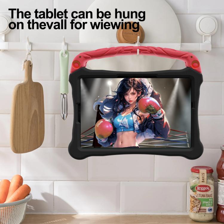 For For Lenovo Tab M11/ Xiaoxin Pad 11 2024 Boxing Series Kickstand EVA Shockproof Tablet Case with Shoulder Strap(Black Red) - Lenovo by PMC TechLife | Online Shopping South Africa | PMC TechLife | Buy Now Pay Later Mobicred