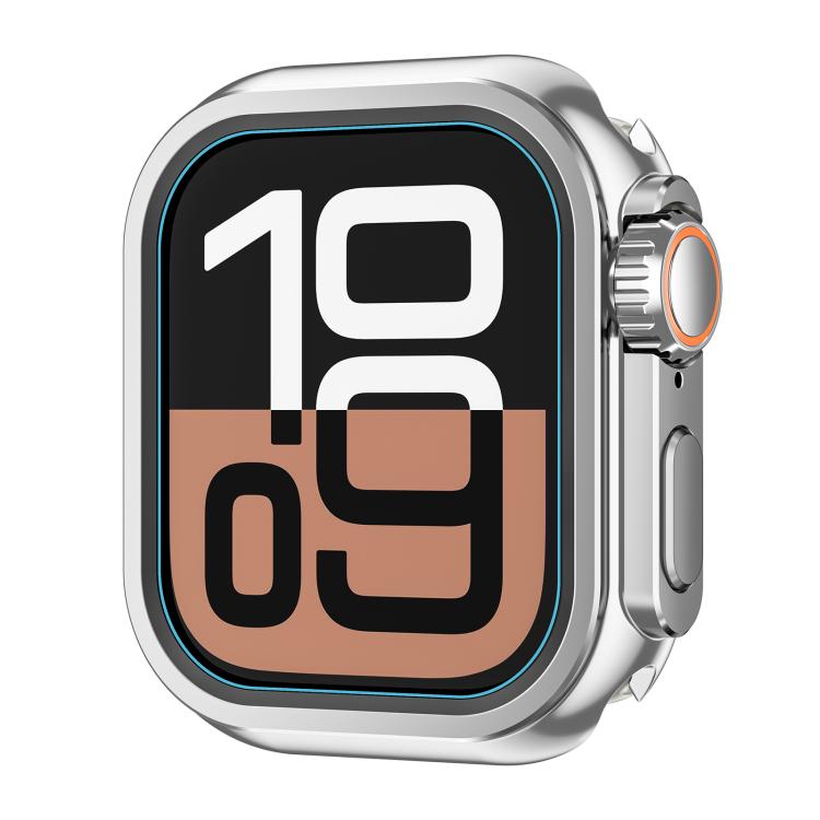 For Apple Watch Series 10 46mm Change to Ultra 49mm Zinc Alloy Watch Case(Bright Silver) - free shipping - PMC TechLife - Order now!