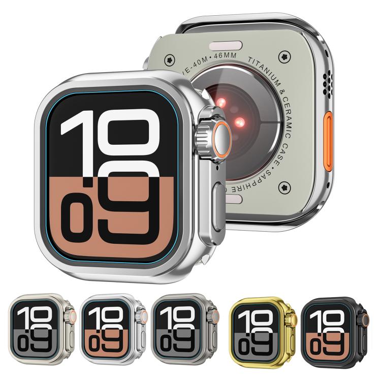 For Apple Watch Series 6 / 5 / 4 / SE 44mm Change to Ultra 49mm Zinc Alloy Watch Case(Matte Silver) - free shipping - PMC TechLife - Order now!