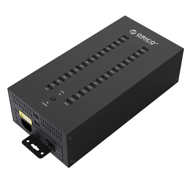 ORICO IH30P Industrial Grade 30 Ports USB 2.0 Hub, Plug:AU Plug(Black) - free shipping - PMC TechLife - Order now!