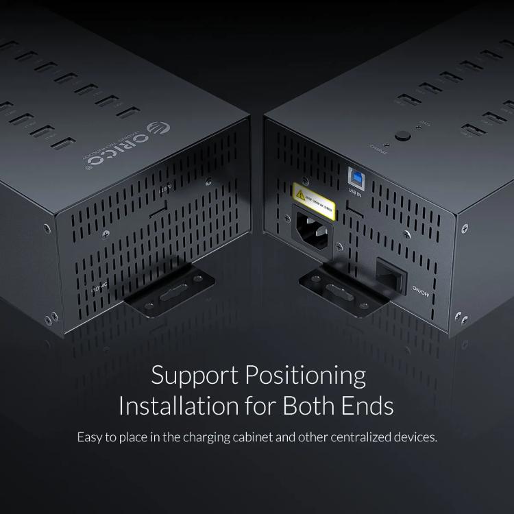 ORICO IH30P Industrial Grade 30 Ports USB 2.0 Hub, Plug:AU Plug(Black) - free shipping - PMC TechLife - Order now!
