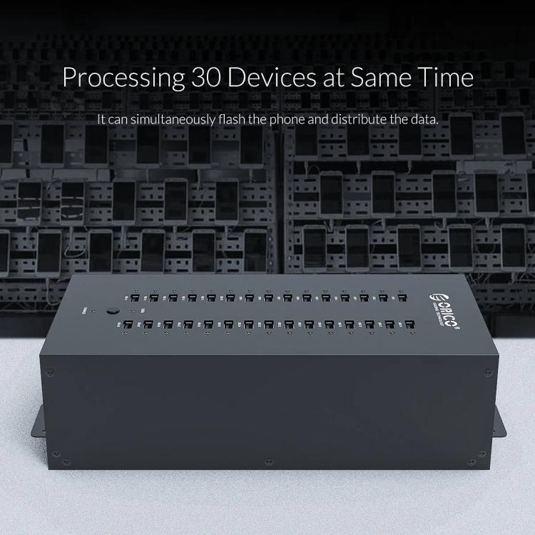 ORICO IH30P Industrial Grade 30 Ports USB 2.0 Hub, Plug:AU Plug(Black) - free shipping - PMC TechLife - Order now!