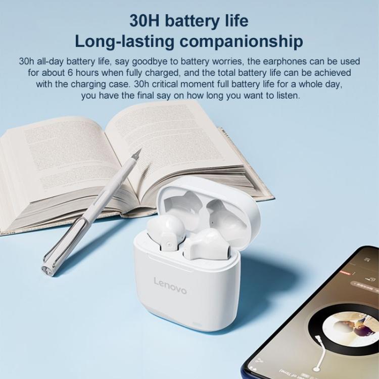Original Lenovo TC3302 Wireless Bluetooth 5.3 Earphones(White) - free shipping - PMc TechLife - Order now!