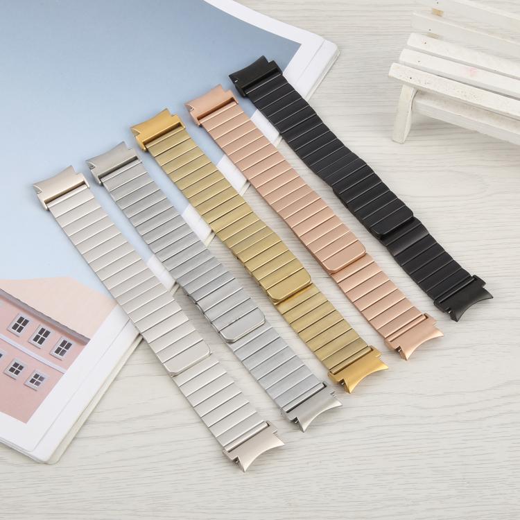 For Samsung Galaxy Watch 7 / 6 / 5 / 4 Bamboo Magnetic Quick Release Metal Watch Band(Sliver) - Watch Bands by PMc TechLife | Online Shopping South Africa | PMc TechLife | Buy Now Pay Later Mobicred