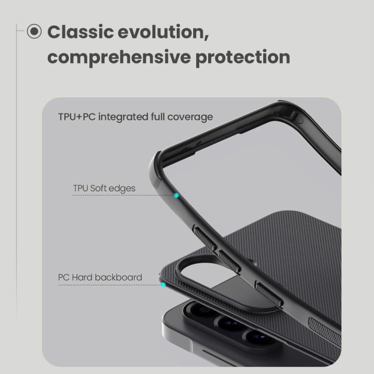 For Samsung Galaxy A56 5G NILLKIN Super Frosted Shield Pro PC + TPU Phone Case(Green) - Galaxy Phone Cases by NILLKIN | Online Shopping South Africa | PMc TechLife | Buy Now Pay Later Mobicred