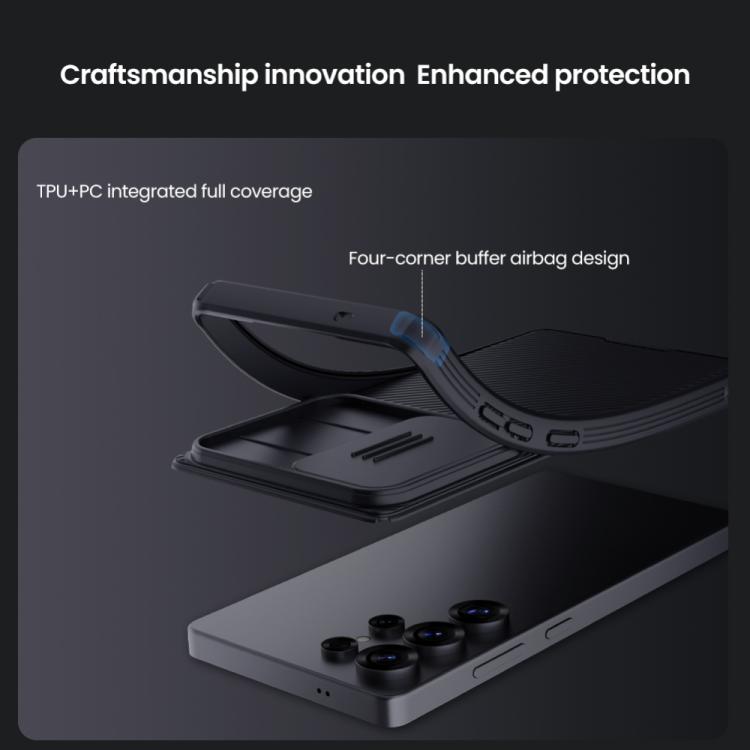 For Samsung Galaxy S25 Ultra 5G NILLKIN CamShield Pro Magnetic PC Phone Case(Black) - free shipping - PMc TechLife - Order now!