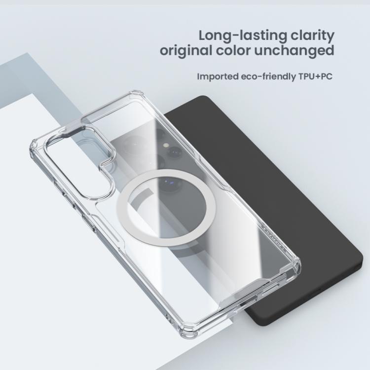 For Samsung Galaxy S25 Ultra 5G NILLKIN Ultra Clear Magsafe PC + TPU Phone Case(Transparent) - Galaxy S25 Ultra 5G Cases by NILLKIN | Online Shopping South Africa | PMc TechLife | Buy Now Pay Later Mobicred
