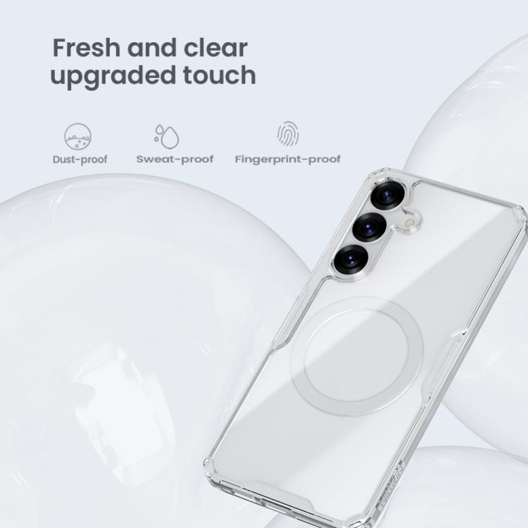 For Samsung Galaxy S25 5G NILLKIN Ultra Clear Magsafe PC + TPU Phone Case(Transparent) - Galaxy S25 5G Cases by NILLKIN | Online Shopping South Africa | PMc TechLife | Buy Now Pay Later Mobicred