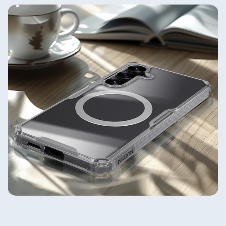 For Samsung Galaxy S25 5G NILLKIN Ultra Clear Magsafe PC + TPU Phone Case(Transparent) - Galaxy S25 5G Cases by NILLKIN | Online Shopping South Africa | PMc TechLife | Buy Now Pay Later Mobicred