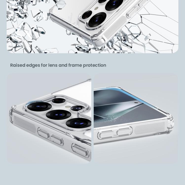 For Samsung Galaxy S25 Ultra 5G NILLKIN PC + TPU Phone Case(Transparent) - free shipping - PMc TechLife - Order now!