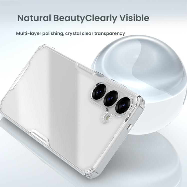For Samsung Galaxy S25 5G NILLKIN PC + TPU Phone Case(Transparent) - Galaxy S25 5G Cases by NILLKIN | Online Shopping South Africa | PMc TechLife | Buy Now Pay Later Mobicred