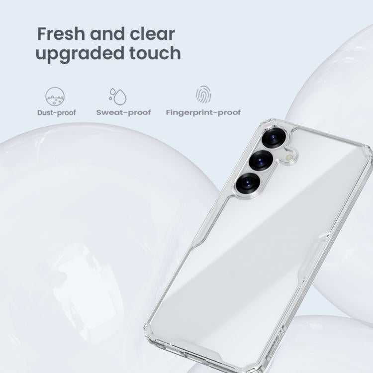 For Samsung Galaxy S25 5G NILLKIN PC + TPU Phone Case(Transparent) - Galaxy S25 5G Cases by NILLKIN | Online Shopping South Africa | PMc TechLife | Buy Now Pay Later Mobicred