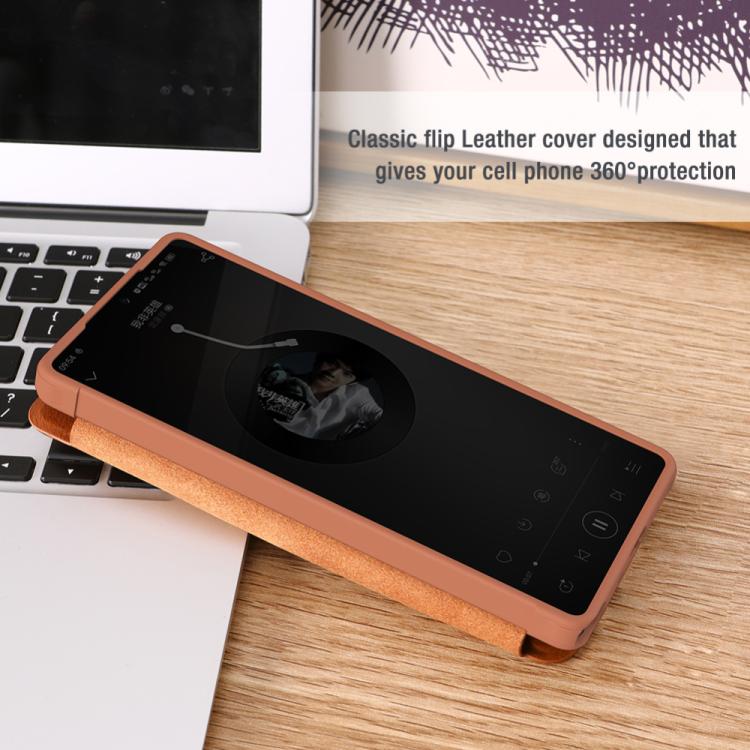 For Samsung Galaxy S25 Ultra 5G NILLKIN QIN Series Pro Sliding Camera Cover Design Leather Phone Case(Black) - free shipping - PMc TechLife - Order now!