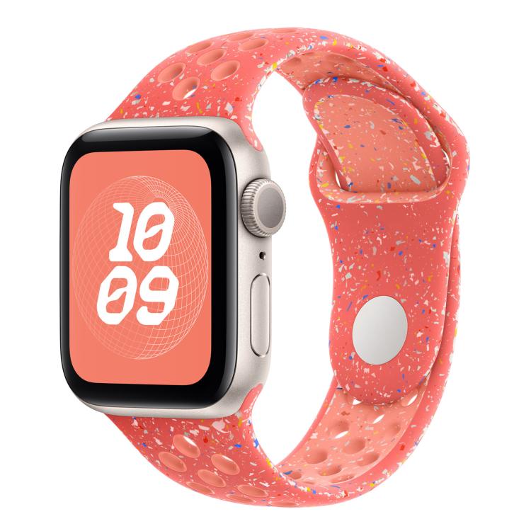 For Apple Watch 46mm / 49mm / 45mm / 44mm Coloful Silicone Watch Band(Orange Pink) - free shipping - PMc TechLife - Order now!