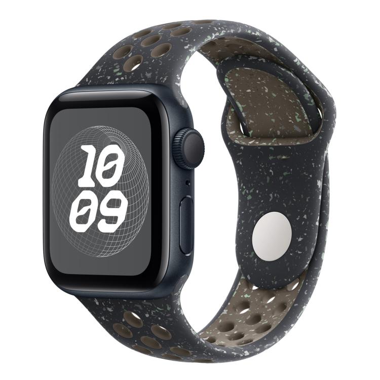For Apple Watch 42mm / 41mm / 40mm / 38mm Coloful Silicone Watch Band(Midnight Black Brown) - free shipping - PMc TechLife - Order now!