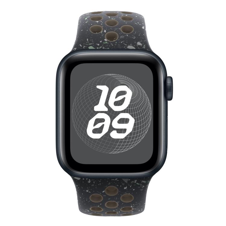 For Apple Watch 42mm / 41mm / 40mm / 38mm Coloful Silicone Watch Band(Midnight Black Brown) - free shipping - PMc TechLife - Order now!