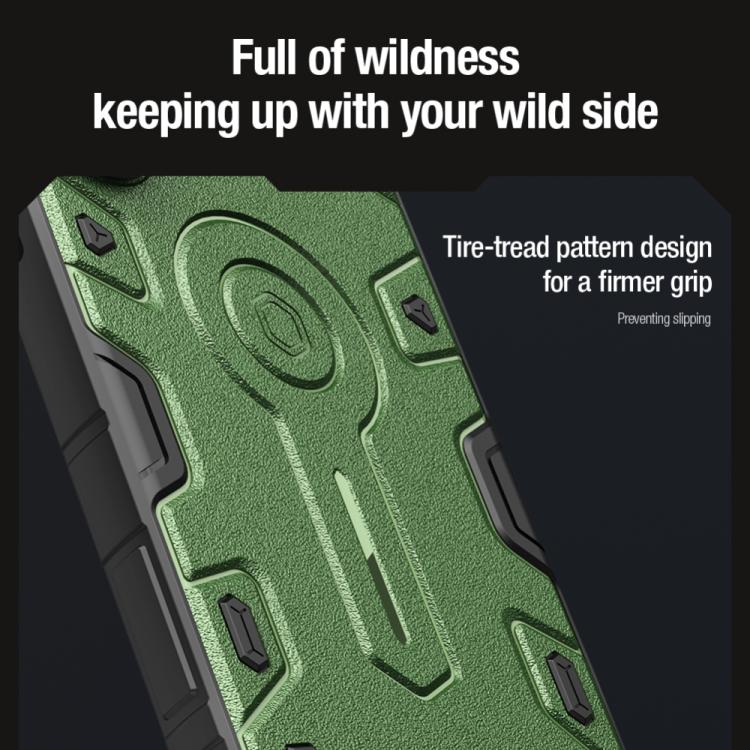 For Samsung Galaxy S25 Ultra 5G NILLKIN Black Rhino Prop PC Phone Case(Blue) - free shipping - PMc TechLife - Order now!