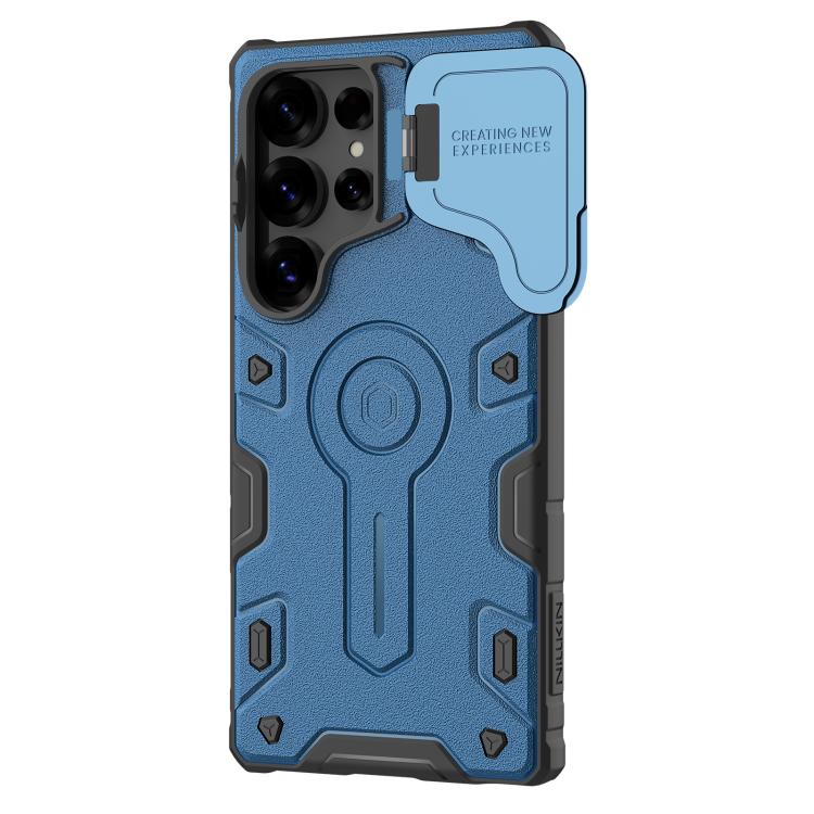 For Samsung Galaxy S25 Ultra 5G NILLKIN Black Rhino Prop PC Phone Case(Blue) - free shipping - PMc TechLife - Order now!