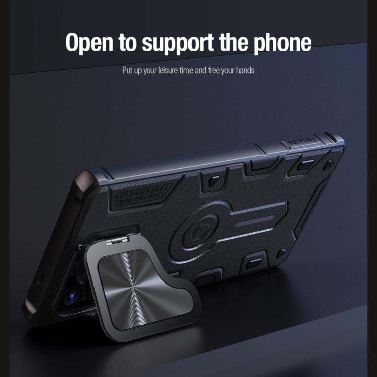 For Samsung Galaxy S25 Ultra 5G NILLKIN Black Rhino Prop PC Phone Case(Blue) - free shipping - PMc TechLife - Order now!