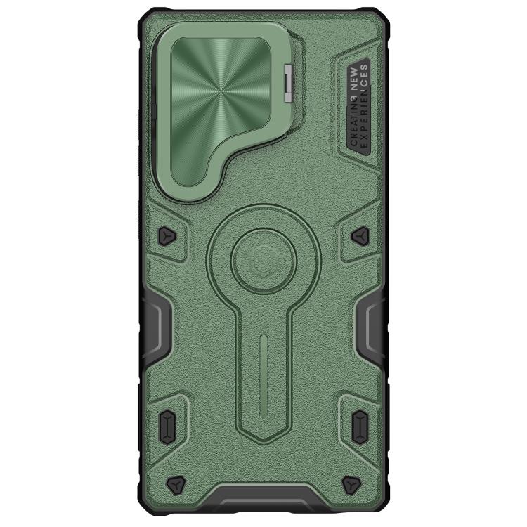 For Samsung Galaxy S25 Ultra 5G NILLKIN Black Rhino Prop PC Phone Case(Green) - free shipping - PMc TechLife - Order now!