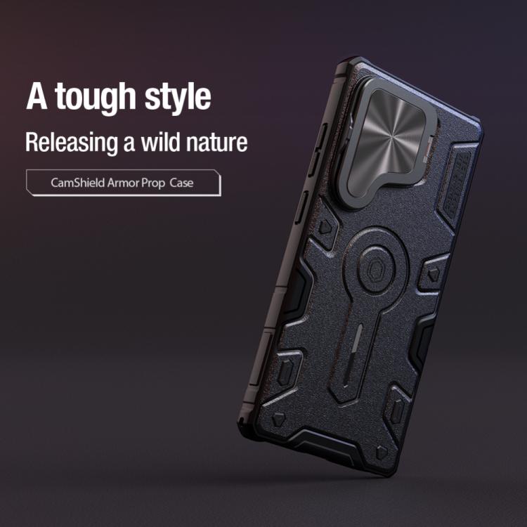 For Samsung Galaxy S25 Ultra 5G NILLKIN Black Rhino Prop PC Phone Case(Green) - free shipping - PMc TechLife - Order now!