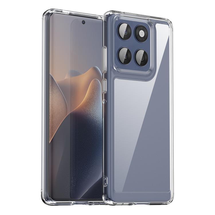 For Motorola Edge 60 Fusion Colorful Series Acrylic Hybrid TPU Phone Case(Transparent) - free shipping - PMC TechLife - Order now!