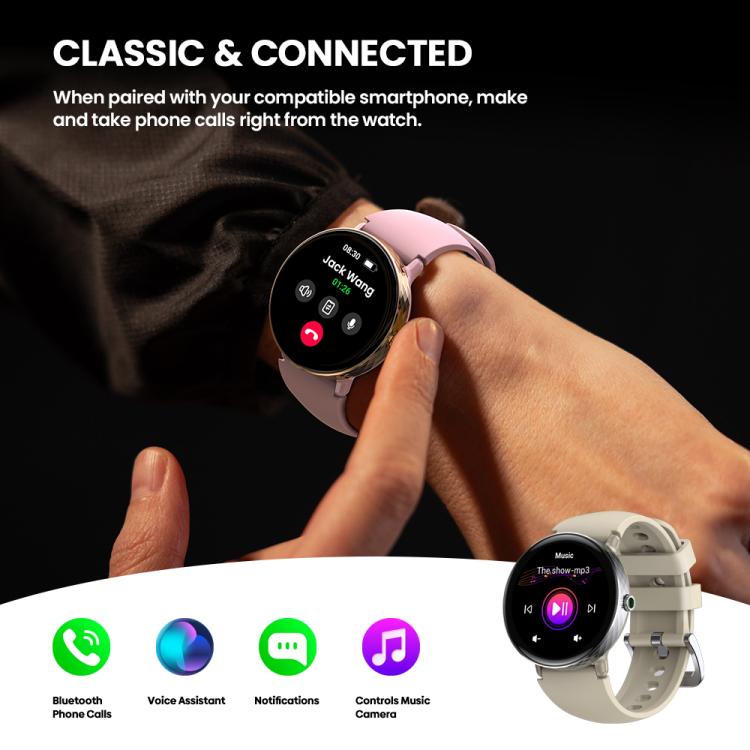 Zeblaze Lily 2 1.2 inch Screen Haute & Healthy Lady Smart Watch(Misty Pink) - free shipping - PMc TechLife - Order now!
