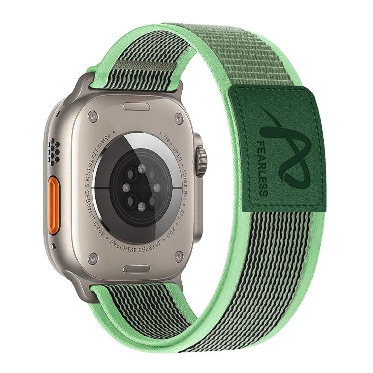 For Apple Watch 42mm / 41mm / 40mm / 38mm Fearless Trail Loop Nylon Band(Light Mint) - free shipping - PMc TechLife - Order now!