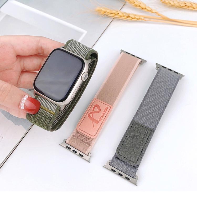 For Apple Watch 42mm / 41mm / 40mm / 38mm Fearless Trail Loop Nylon Band(Milky White) - free shipping - PMc TechLife - Order now!