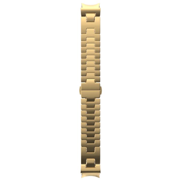 For Samsung Galaxy Watch  7 / 6 / 5 / 4 Quick Release Button H Shaped Stainless Steel Watch Band(Gold) - free shipping - PMC TechLife - Order now!