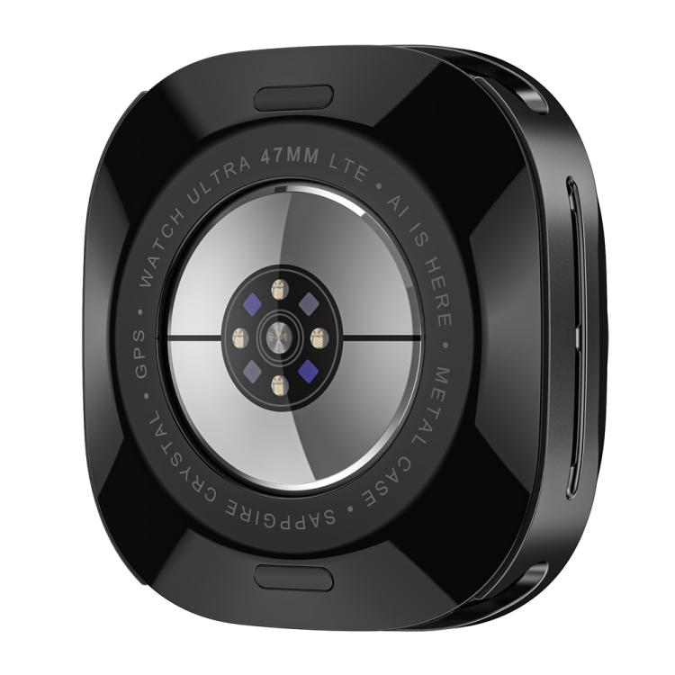 For Samsung Galaxy Watch Ultra 47mm Aluminum Alloy Metal PC Watch Protective Case(Black White) - Watch Cases by PMC TechLife | Online Shopping South Africa | PMC TechLife | Buy Now Pay Later Mobicred