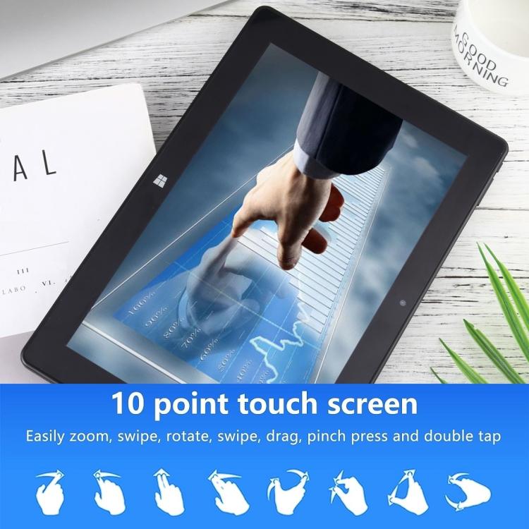 HONGSAMDE 10.1 inch 2 in 1 Tablet PC, 6GB+64GB, Windows 11, Intel Celeron J4105 Quad Core No Keyboard(US Plug) - free shipping - PMc TechLife - Order now!