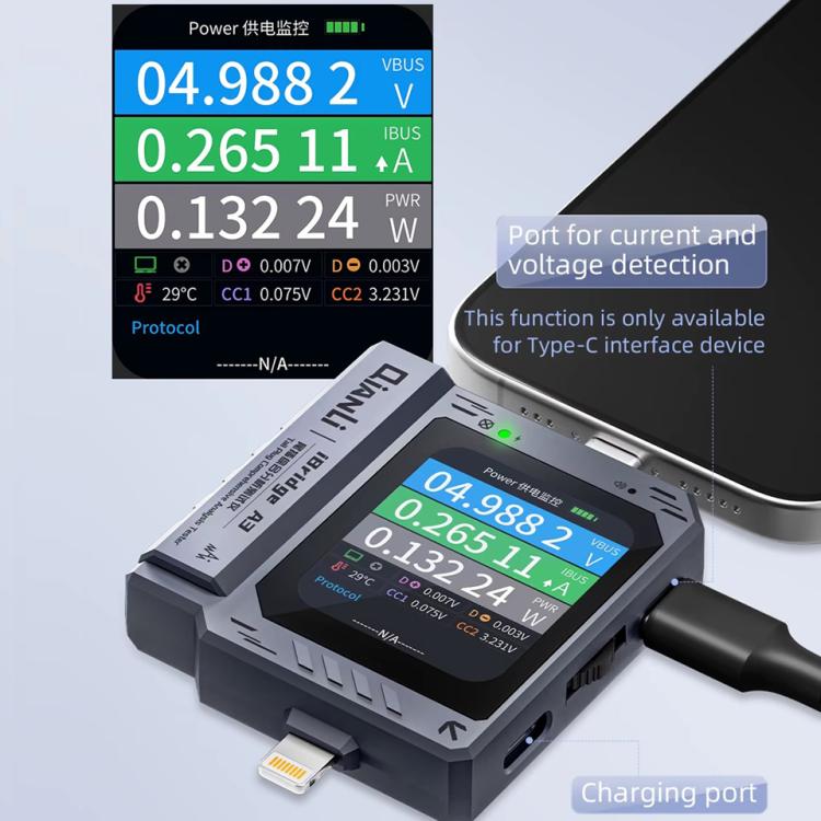 Qianli iBridge A3 Tail Plug Comprehensive Analysis Tester for Lightning & Type-C Interface Devices - free shipping - PMC TechLife - Order now!