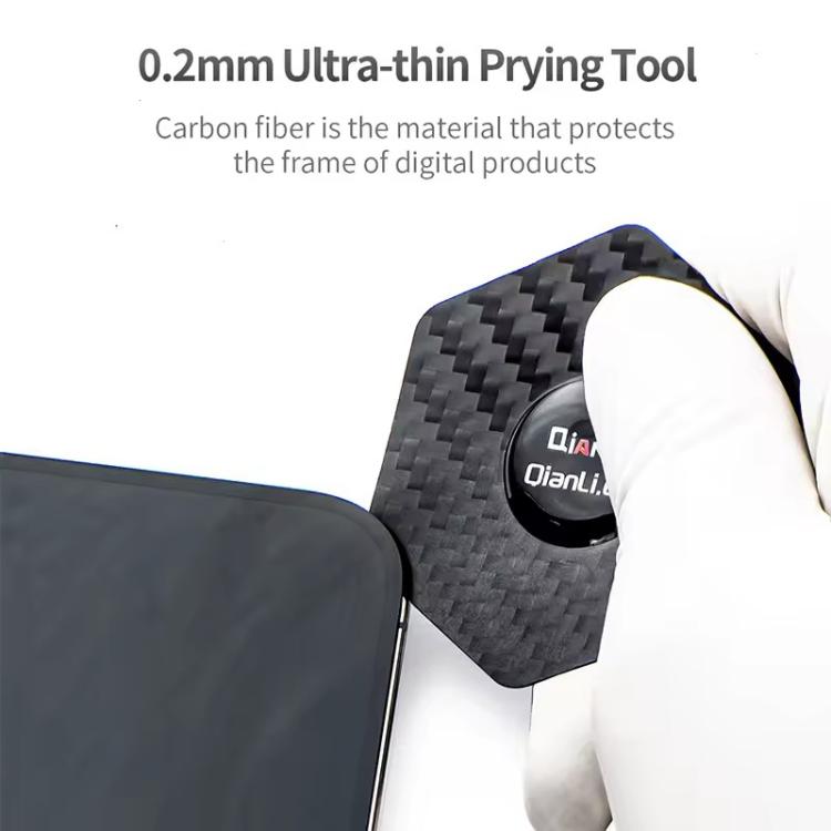 Qianli High Toughness Multifunctional Carbon Fiber Prying Tool Pentagon Shaped - free shipping - PMC TechLife - Order now!